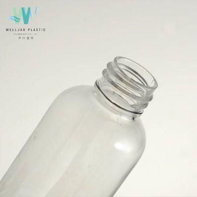 30ml Pet Round Transparent Bottle with Flip or Press Cap