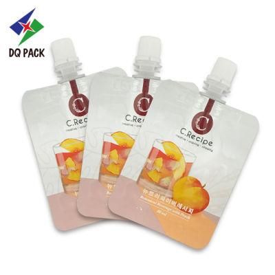 Dq Pack Penguin Type Side Gusset Juice Spout Pouch