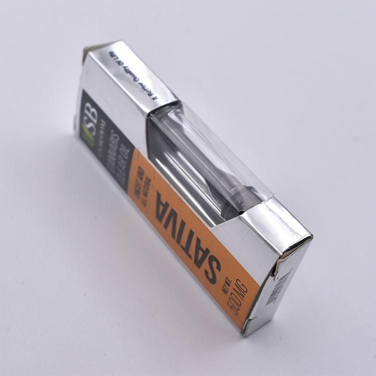 High Quality Silver Foil Packaging Box for Vape Cartridge Packaging