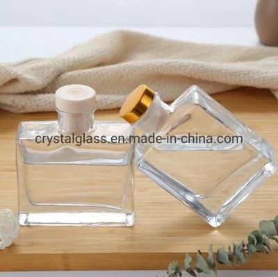 OEM Design Glass Diffuser Perfume Cosmetic Bottle with Stopper