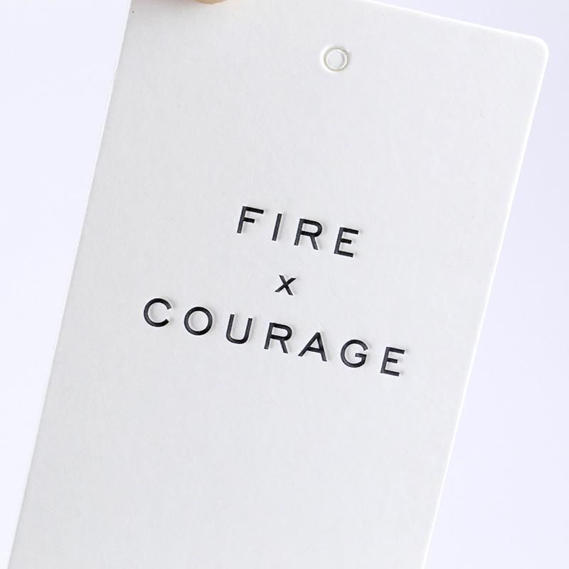 600GSM Matte White Paper Hangtag