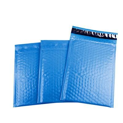 [Sinfoo] 4X8&quot; Blue Poly Bubble Mailer Delivery Bag (B. 26213bl)