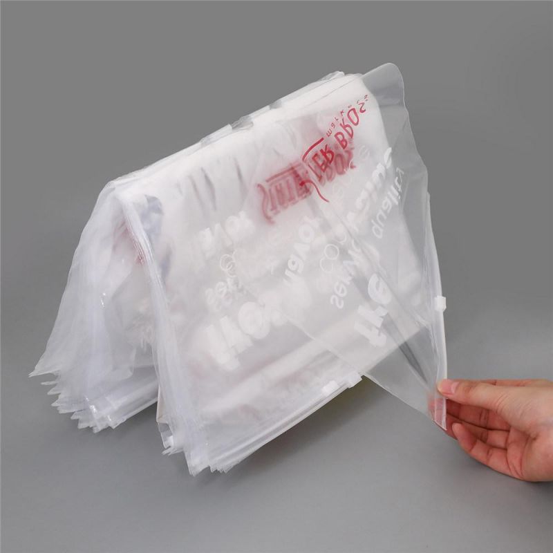 LDPE Virgin Material OEM/ODM Factory Customized Logo Slider Zip Packing Bag