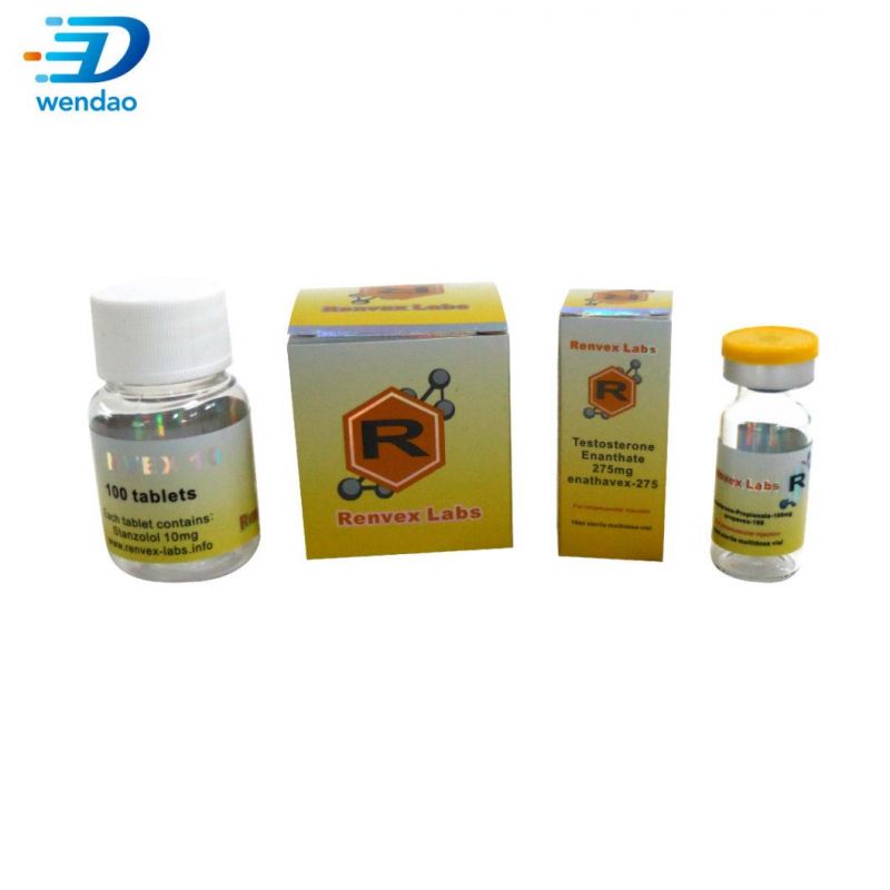 10ml Vial Boxes for Oral Tablet Bottles Steroid Pharmaceutical Packaging