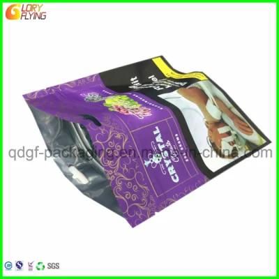 Plastic Child Resistant Ziplock Tobacco Packaging Bag