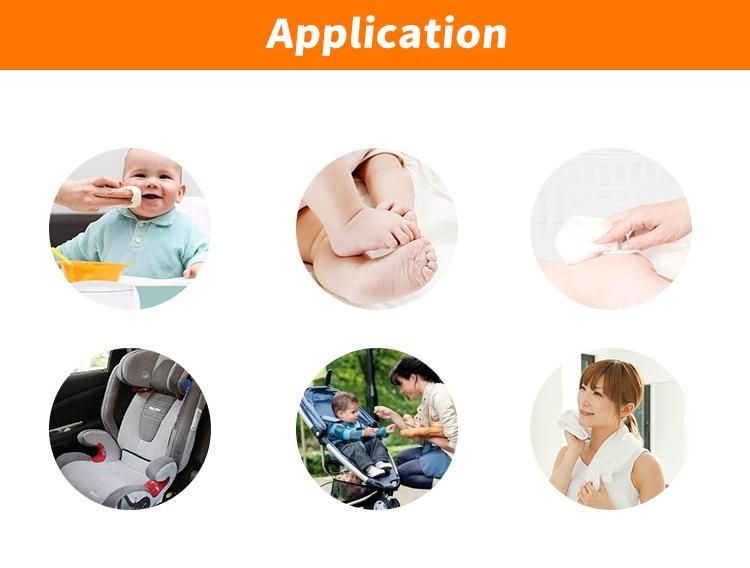 Disposable Biodegradable Wipes Baby Wipes Size Customization