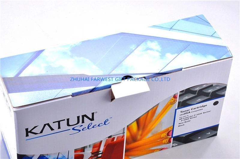 Good Design Corrugated Box for Toner Cartridge Packaging Ink Box Wholesale