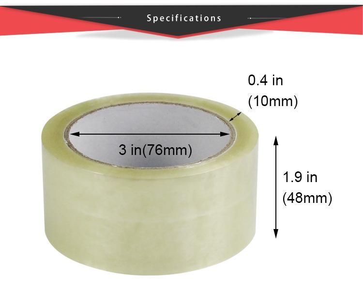 Factory Direct Sale Heavy Duty Shipping Packaging Tape (Dispenser Included)