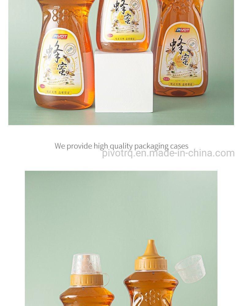 500g 800g 1000g Squeeze Bottle with Food Grade Pet for Honey Packaging