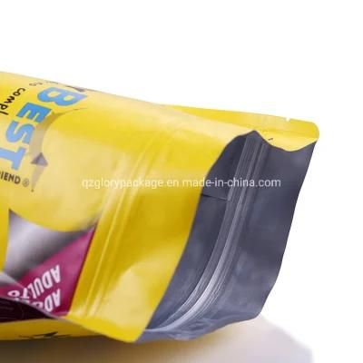 Flat Bottom Ziplock Pet Food Packaging Bag