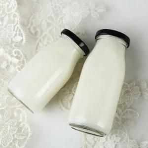 Different Sizes 500ml Empty Glass Drinking Packaging Beverage Bottles Glass Milk Bottles