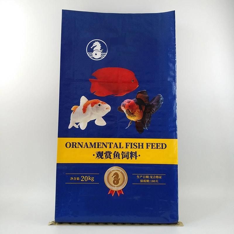 20kg 25kg Animal Feed Sacks BOPP Woven Package Bag for Animal Feed Fish