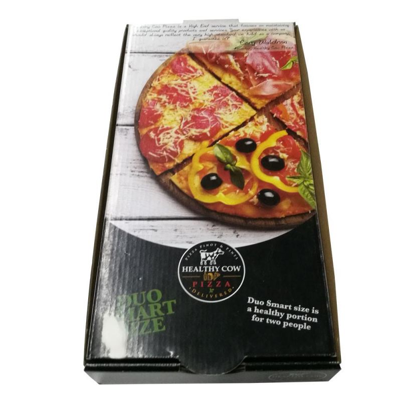 Custom Classic Tuck Top Box for Packaging Pizza