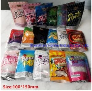 Runtz Resealable Zipper Bags White Pink White Runty Og Bags Smell Proof Bags Dry Herb Flower Packaging