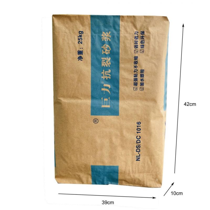 Kraft Paper Empty 20kg Cement Valve Bag Dimension