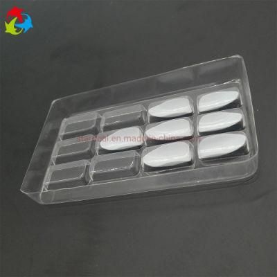 Customized Clear Pet PVC Blister Tray for False Nail