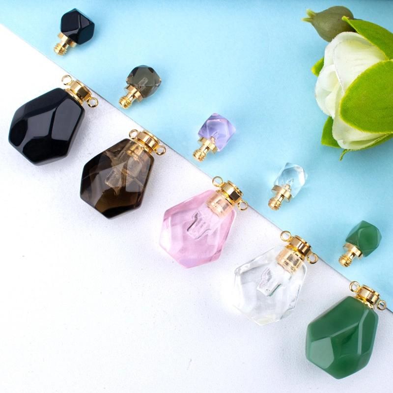 Original Perfume Bottle Design Empty Imitation Jade Glass Perfume Spray Bottle for Women