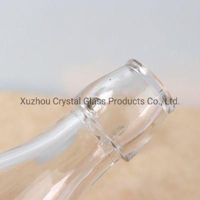 Glass 1000ml Juice Beverage Bottle with Rubber and Plastic Clips