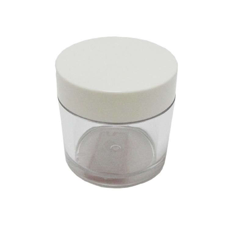 80g Transparent Plastic Cream Jar for Skin Care