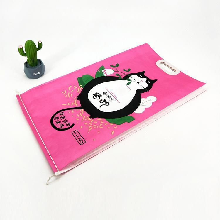 Factory Price Custom Colourful Printing BOPP Laminated PP Woven Bag for Tofu Cat Litter 1.5