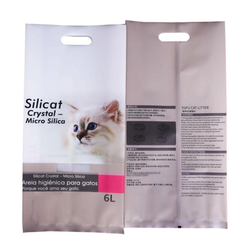 Closed Cat Litter Quality Polyethylene Cat Litter Packaging Bag 20kg 25kg 50kg for Sale