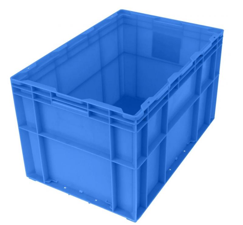 HP5e Plastic Turnover Logistics Container Box HP Standard Auto Parts Logistic Box Durable Opaque Plastic Storage Boxes