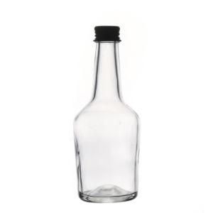 Various Capacity Wholesale Customize Liquor Screw Top Glass Mini Flint Wine Bottle