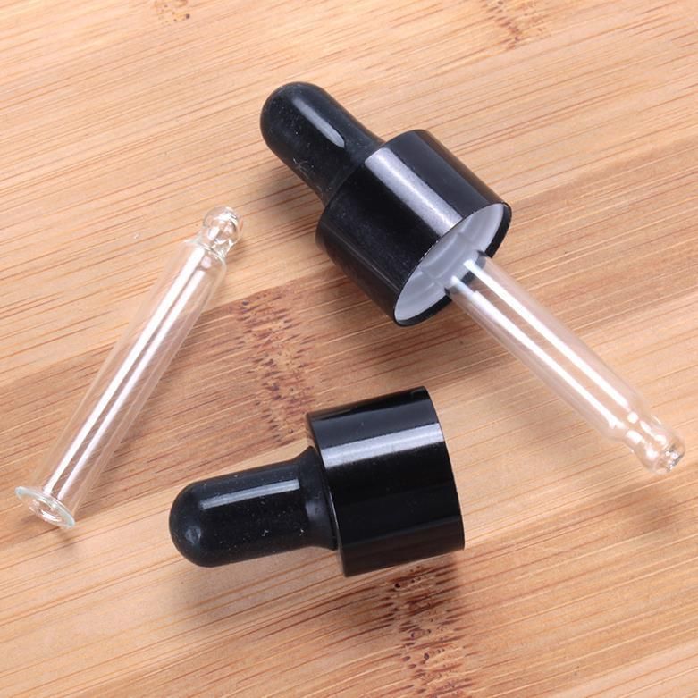 30ml 50ml Black Essential Oil Glass Dropper Bottle