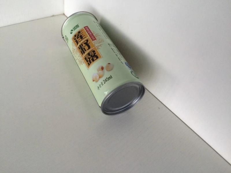 5133# Easy Open Drink Tin Can for 250ml Lotus Seed Juice