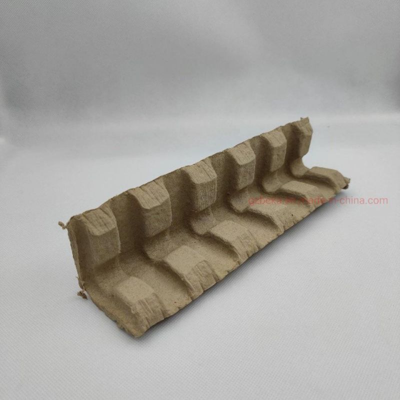 Molded Pulp Edge Protector Furniture Transport Packaging Paper L Shaped Protector for Pallet Corner