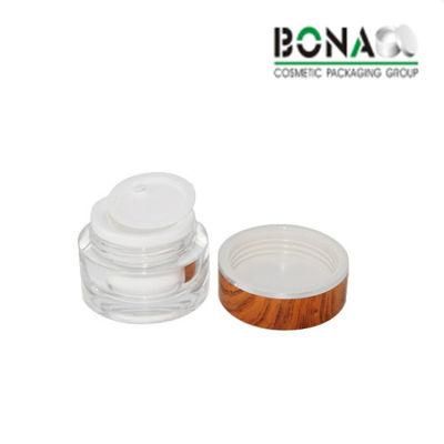 2017 Hot Sale 15g 30g 50g Empty Cylinder Acrylic Cream Jar