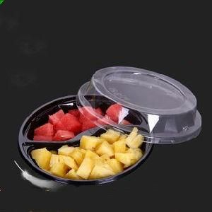 Pet Colourful Plastic Fruit Snack Bowl