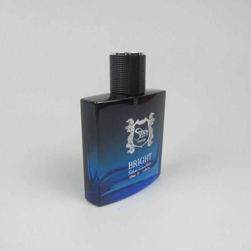 Square Spray Fragrance Parfum Bottle Black Refillable Perfume Glass Bottle