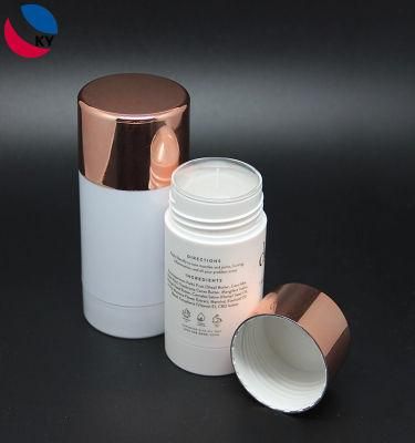 75ml Twist up Plastic Round Empty Deodorant Stick Tube