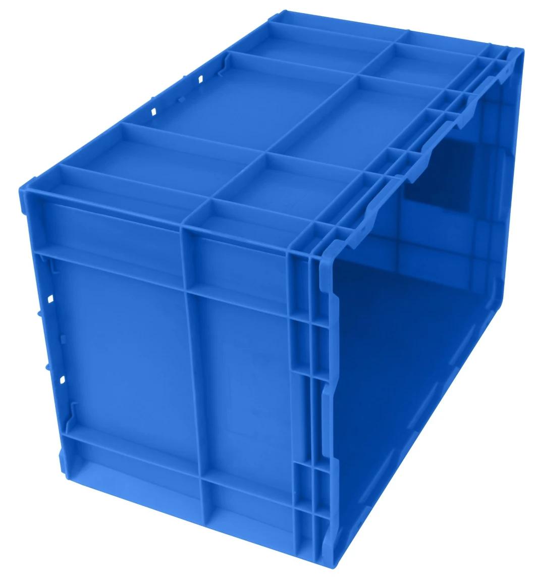 HP5e Plastic Turnover Logistics Container Box HP Standard Auto Parts Logistic Box Durable Opaque Plastic Storage Boxes