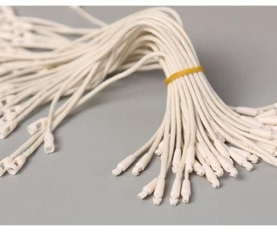 Plastic Hang Tag Cord Plastic String Tag for Garment and Bag