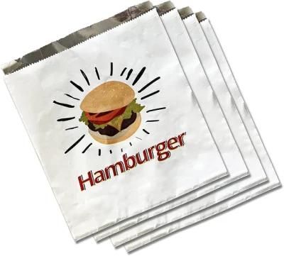 Burgerels Kraft Fast Food Paper Hot Foil Bag