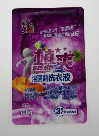 Liquid Detergent Packaging Doypack Plastic Printed Stand-up Pouch Nylon Bag