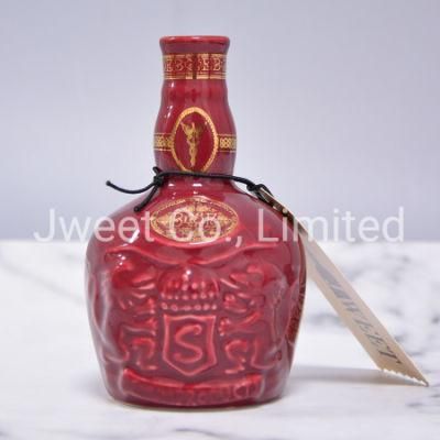 150ml Custom Printing Brandy Bottle Ceramic Liquor Wine Brandy Bottle