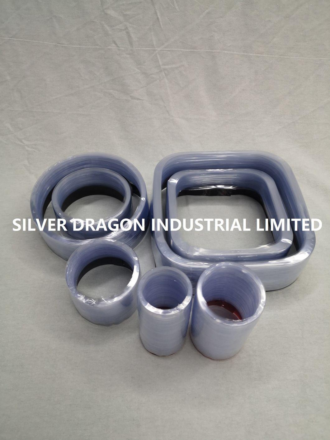 Preformed PVC Shrink Seals, Round Shape, Clear, 280X30+8mm