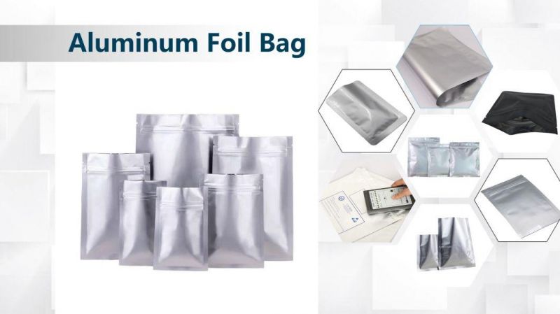 3 Sides Sealed Aluminum Foil High Temperature Resistant Bag Moisture Barrier Pouch Vacuum Bags