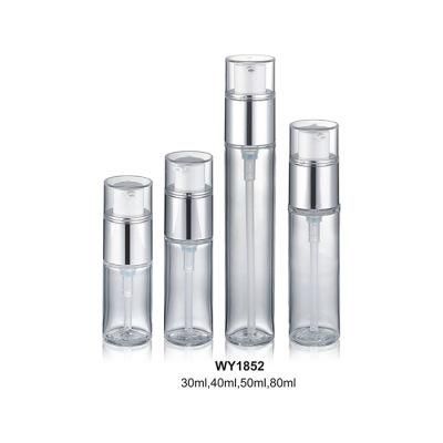 Winpack Transparent Empty Lotion Bottle Clear Caps Plastic Packing Bottle