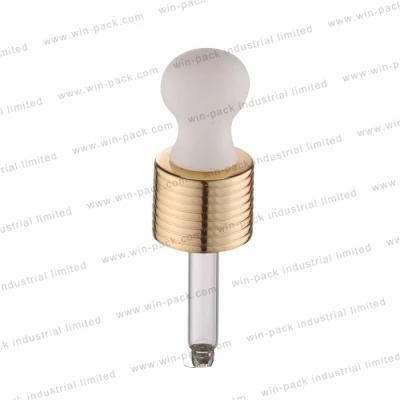 8ml 10ml 20ml 5ml 30ml Empty Frosted White Glass Tube Electroplated Dropper Bottle Wholesale