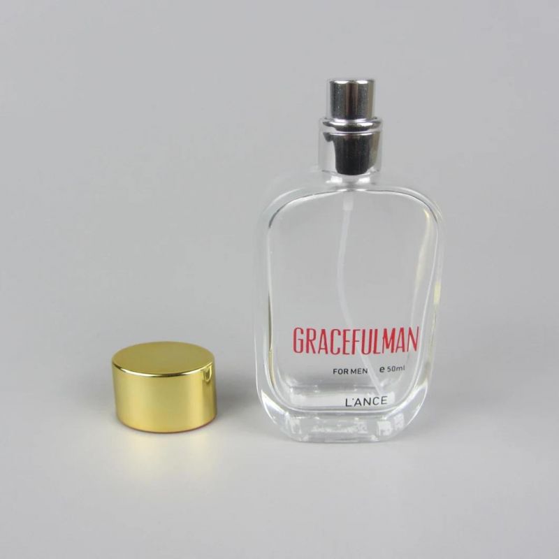 50ml Glass Empty Refillable Spray Beautiful Perfume Bottle