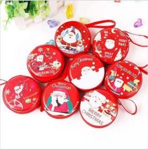 Christmas Snowman Holiday Atmosphere Tin Box