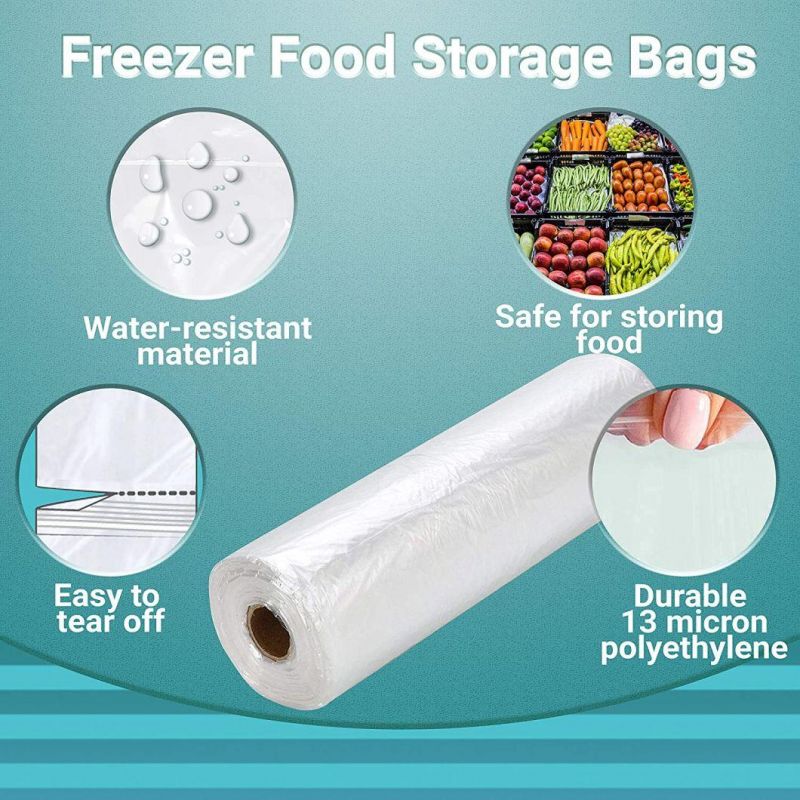 11"X14" 11"X17"11X19" Plastic Clear Grocery Fruit Bread Vegetable Food Storage Packing Produce Bag on a Roll