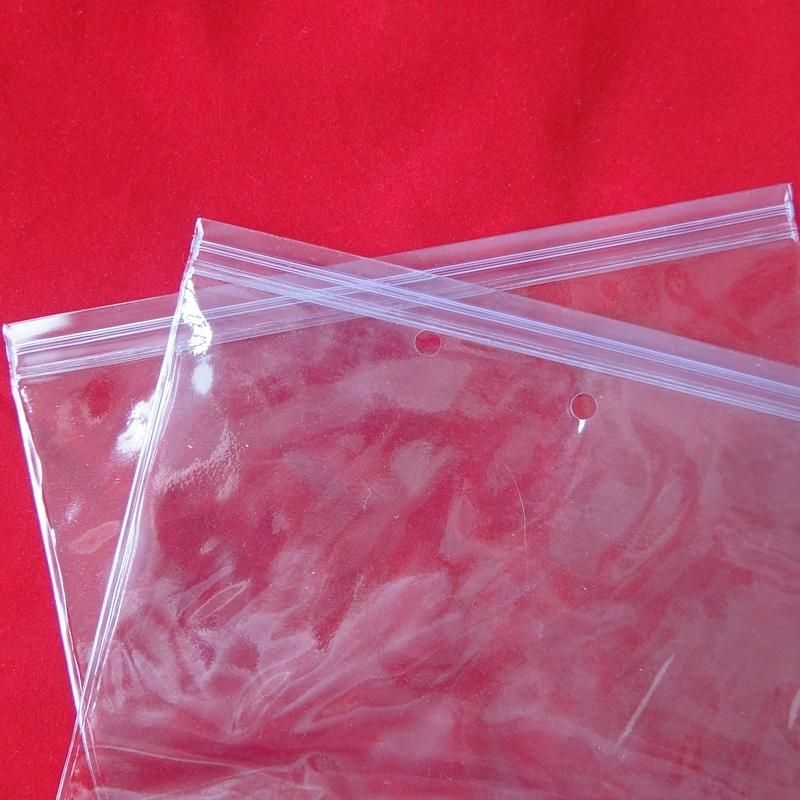 Customized Plastic Zip Lock Bag with Header Design