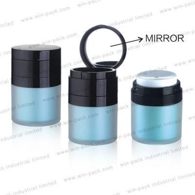 15g 30g Free Sample Factory Price Cosmetic Cream Airless Jar with Mirror