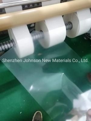 Wholesale Sticker Roll Self Adhesive Transparent BOPP Sticker with Pet Liner for Water Bottle Label
