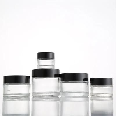 5g 15g 20g 30g 50g 60g 80g 100g Glass Jar with Plastic or Aluminum Lid Glass Bottles for Scream